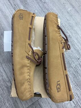 UGG Dakota Slippers for Women – Chestnut (CHE) Suede Moccasin